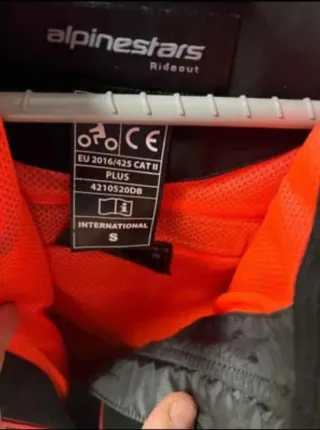 Chaqueta Moto Alpinestars Negra