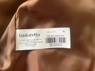 Cazadora Biker color cuero Tintoretto XL