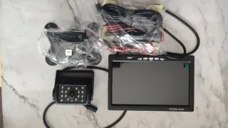 Câmera de marcha atrás com monitor sem fios