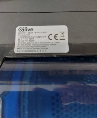 Aspirador Qilive 22.2V Li-ion