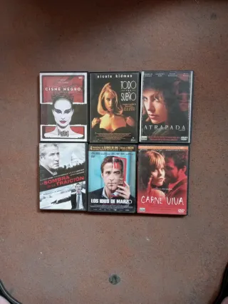 Lote 6 Películas DVD (Cisne Negro, Atrapada, etc.)