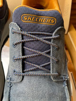 Zapatos Skechers Hombre Azul