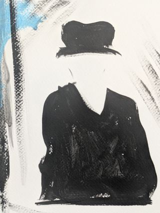 Cuadro Original Estilo Basquiat OVNIS Grande