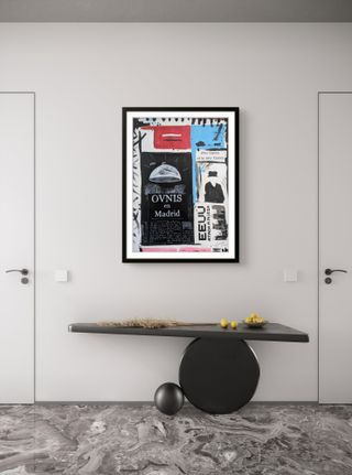 Cuadro Original Estilo Basquiat OVNIS Grande
