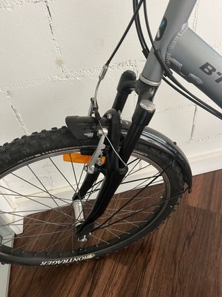 Bicicleta B'TWIN plateada