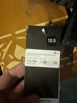 Guantes de portero Predator con protección