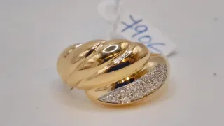 Anillo Oro 18k con Diamantes