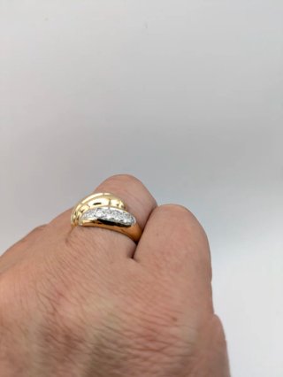Anillo Oro 18k con Diamantes