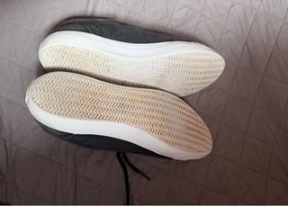 Zapatillas Lacoste Negras con Logo Verde