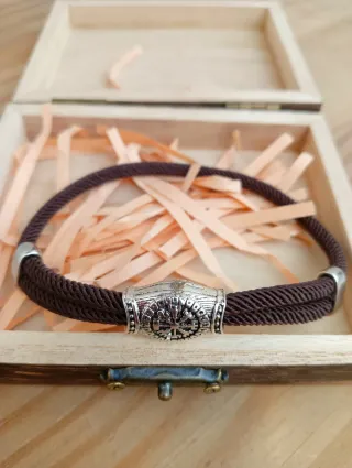 Pulsera Vikinga Brújula(incluye caja)