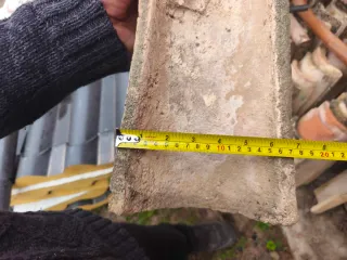 Tejas de cerámica antiguas
