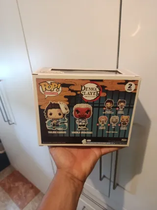 Funko Pop! Demon Slayer Tanjiro & Sakonji 2 Pack
