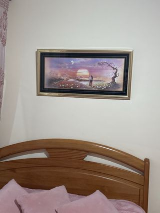 Muebles habitación: Cama, Armario y Mesitas