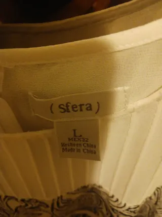 Vestido Sfera Estampado Talla L
