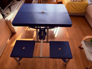 Mesa Camping Plegable 4 Personas WilTec