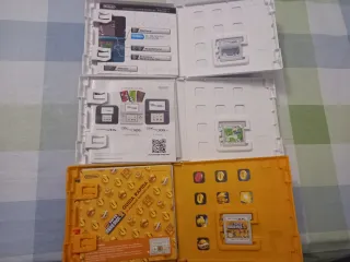 Lotto 3 giochi Nintendo 3DS Mario e Yoshi.