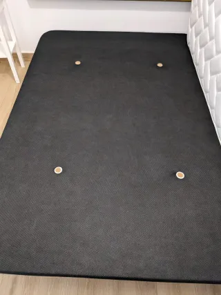 Cama 135 con cabecero tapizado