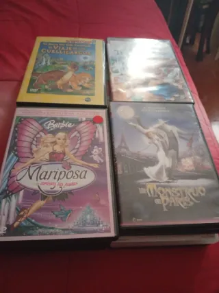 17 Películas Infantiles DVD (Español/Inglés)