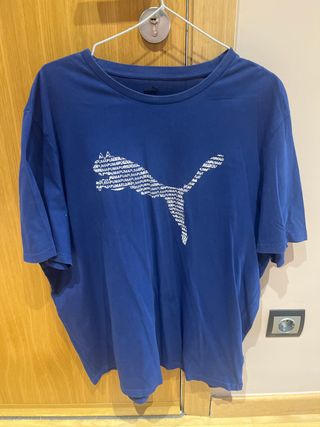 Camiseta Puma Azul Chico