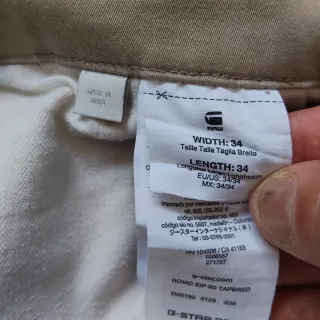 Pantalones Cargo G-Star RAW Beige Talla M
