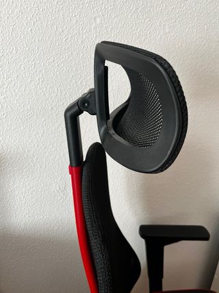Silla Gaming/Escritorio Negra con Detalles Rojos