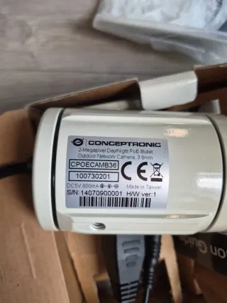 Cámara Conceptronic PoE 2MP Exterior 3.6mm