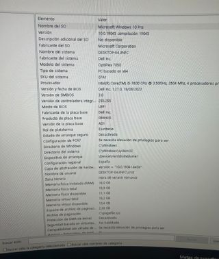 Mini PC Dell OptiPlex Micro 7050 i5-7500T
