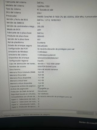 Mini PC Dell OptiPlex Micro 7050 i5-7500T