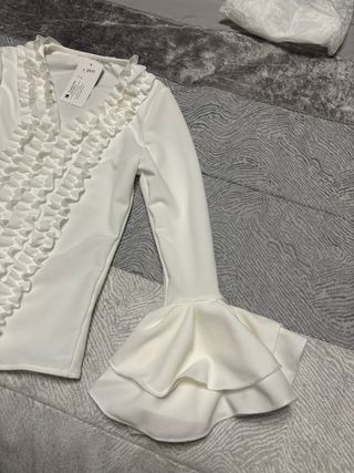 Camisa Sevillana Volantes Talla S