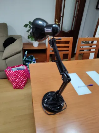 Flexo de mesa negro