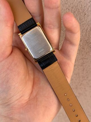 Orologio Seiko Tank Vintage Oro Nero