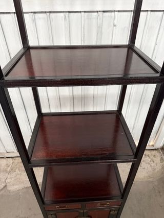 Estantería alta madera restaurada