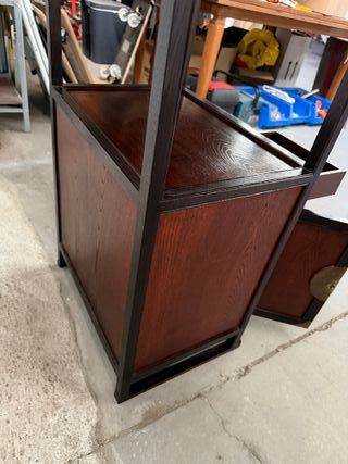 Estantería alta madera restaurada