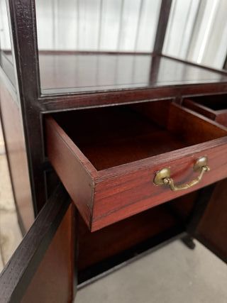 Estantería alta madera restaurada