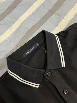 Polo Fred Perry Negro Talla M