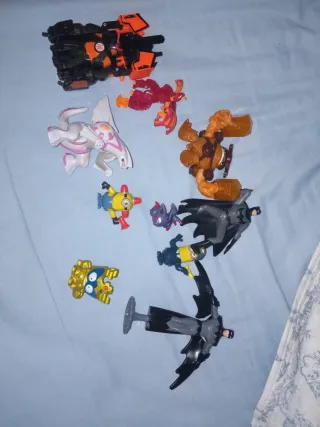 Lote Juguetes Pokémon, Minions, Batman, Transforme