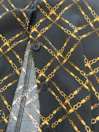 Blusón oversize estampado cadena