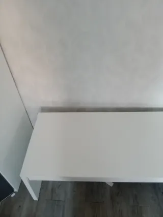 Mesa comedor elevable blanca
