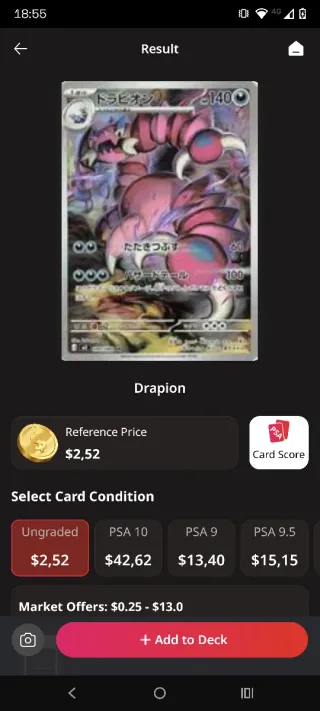 Carta Pokémon Drapion 090/080 AR