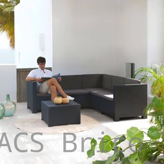 Muebles Jardín Oasis Grafito