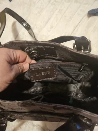 Bolso tipo Loewe Vintage marrón