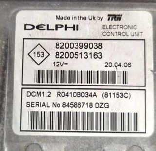 CENTRALITA MOTOR UCE Renault Clio III (2005->)