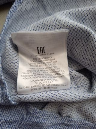 Camicia Boggi Milano Uomo Taglia S Blu