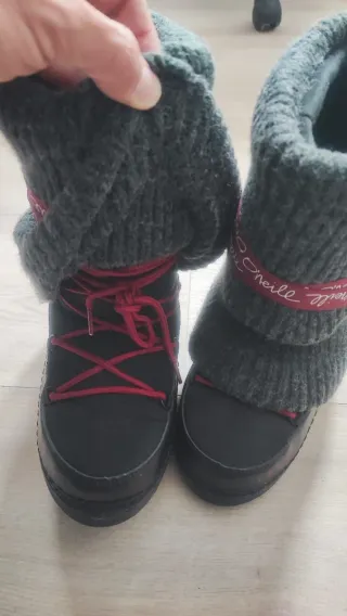 Botas de nieve O'Neill grises y rosas