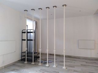 Puntales decorativos pintados