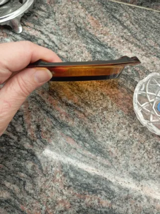 Ceniceros de cristal y ámbar