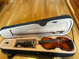 Violín con funda y arco