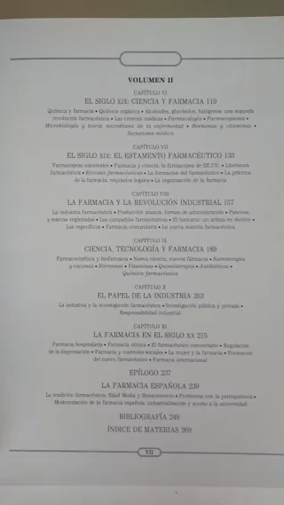 Historia de la Farmacia volumen II
