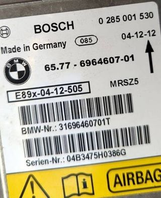 CENTRALITA AIRBAG BMW Serie 3 Berlina (E90)(2004->)