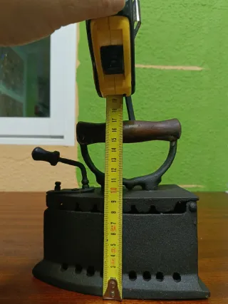 Plancha de carbón antigua